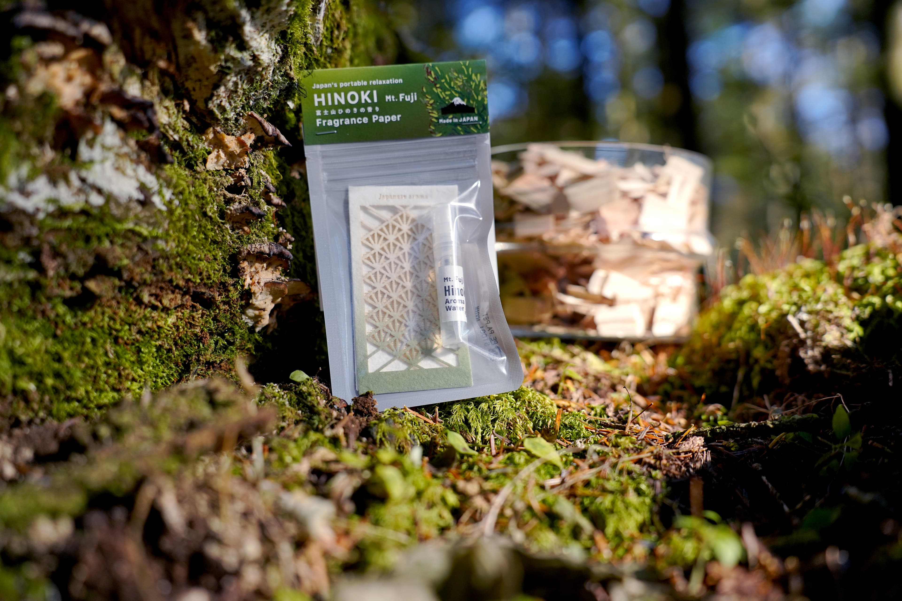 富士山 ひのきフレグランスペーパー (四角形) - メイン