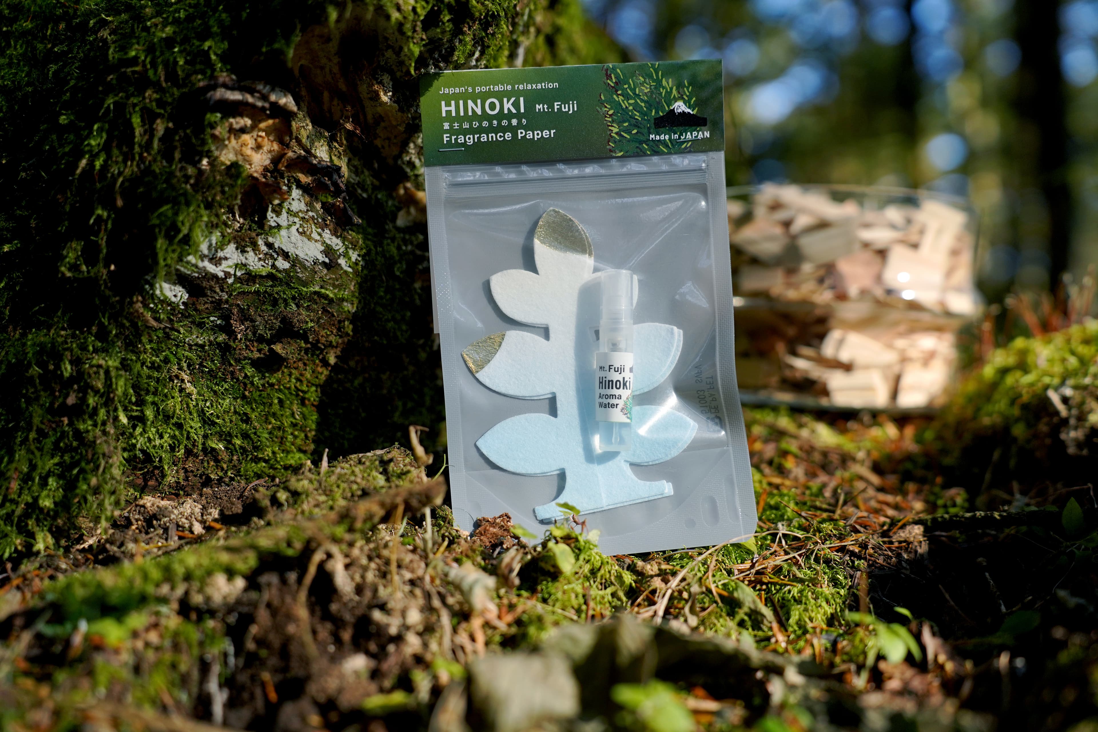 富士山 ひのきフレグランスペーパー(木型) - メイン